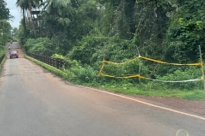 Sanguem councillor pushes for urgent installation of barricades at Taripanto Bridge