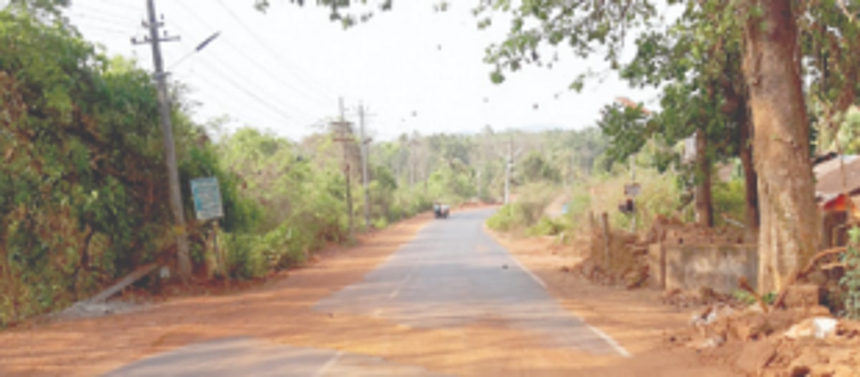 Sanguem locals puzzled over renovation work of Irrigation Dept’s wall