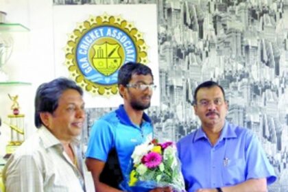 Sankhali’s Heramb  in Team India U-19