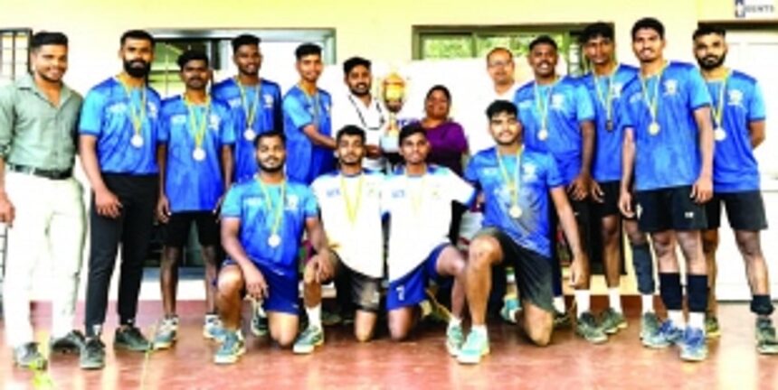 Sanquelim Govt College, St Xavier’s emerge volleyball champs