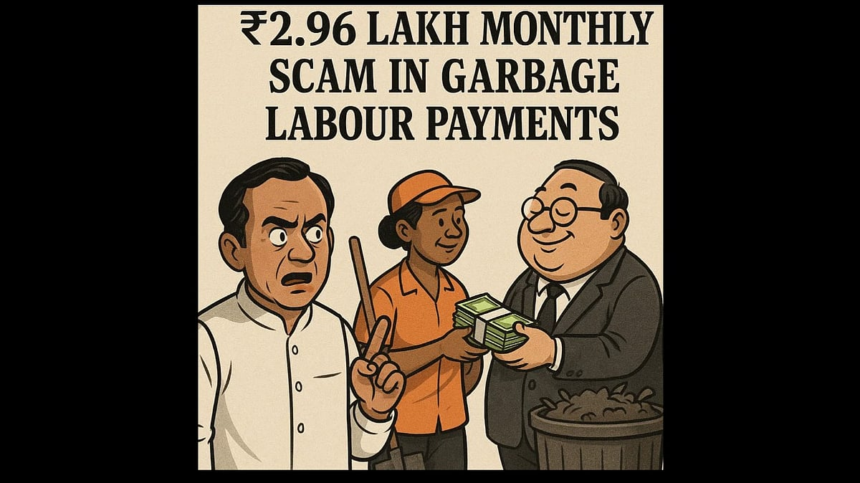 Santa Cruz Panch Member Alleges ₹2.96 Lakh Monthly Scam in Garbage Labour Payments 1 Santa Cruz Panch Member Alleges ₹2.96 Lakh Monthly Scam in Garbage Labour Payments