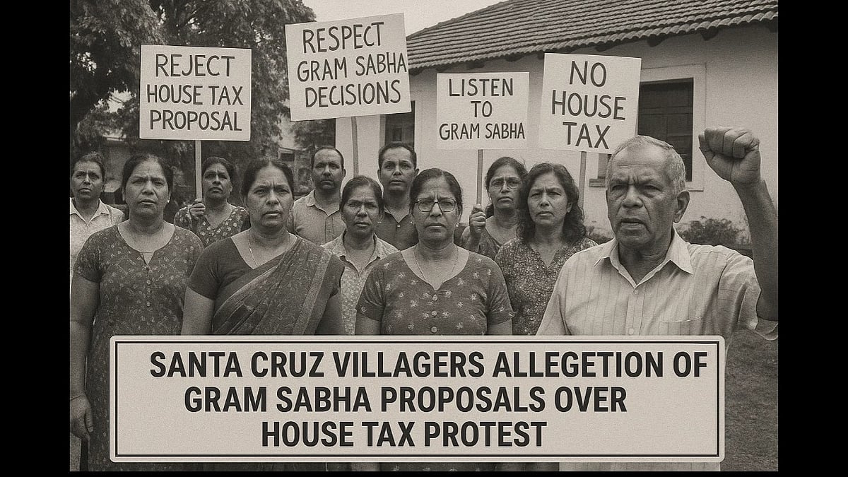 Santa Cruz Villagers Allege Rejection of Gram Sabha Proposals Over House Tax Protest