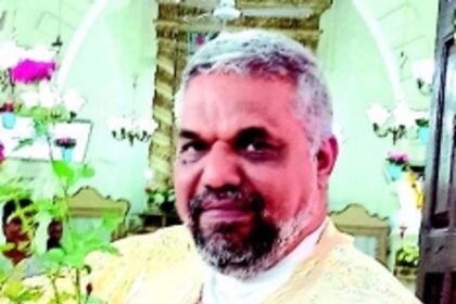 Santo Estevam parish priest  Fr John Diniz no more