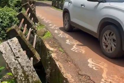 Sanvordem’s Vagona-Khololi Bridge in Peril, Locals Demand Urgent Repair