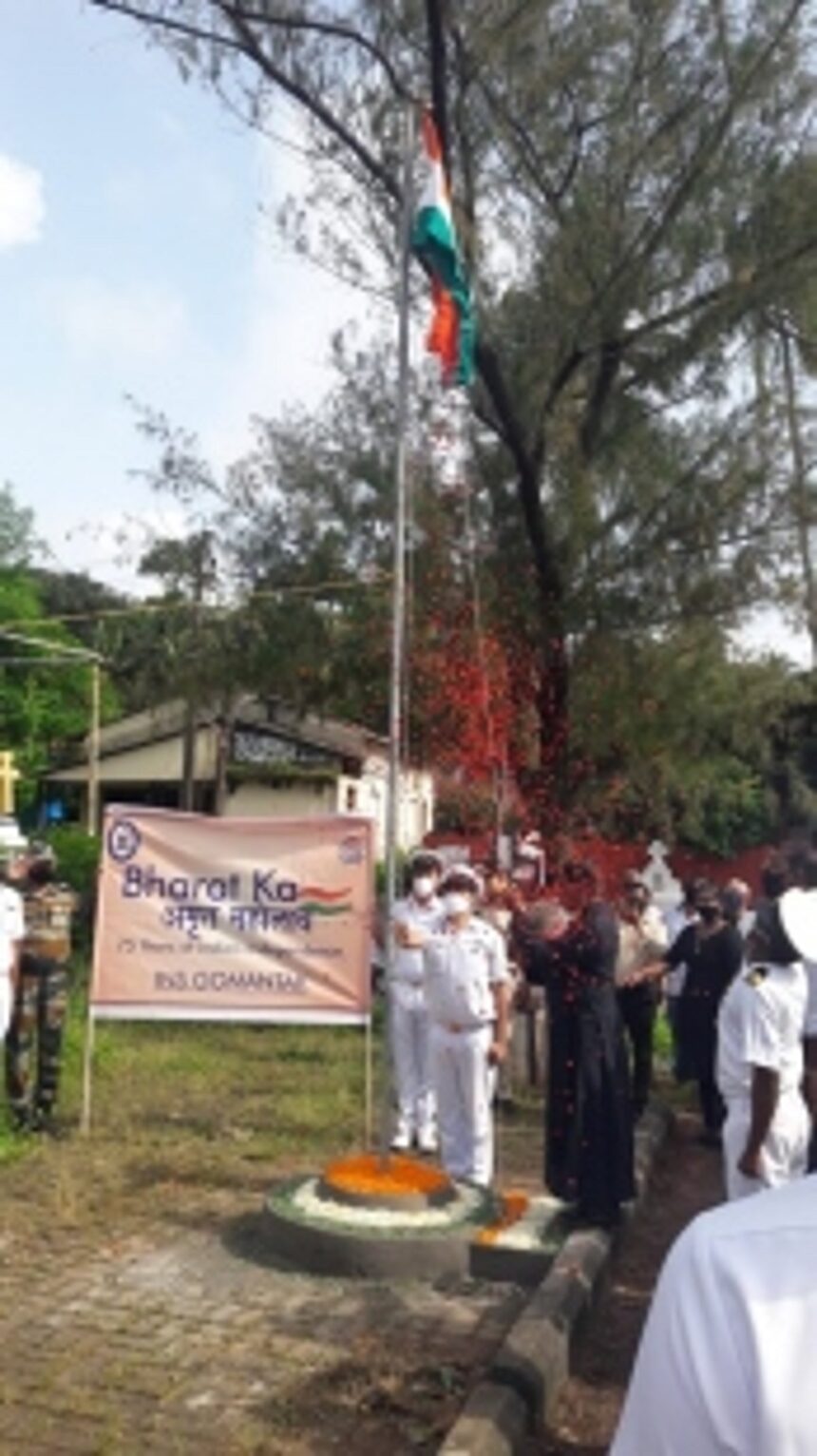 Sao Jacinto islanders, Navy end controversy by hoisting tricolour 1 Sao Jacinto islanders, Navy end controversy by hoisting tricolour
