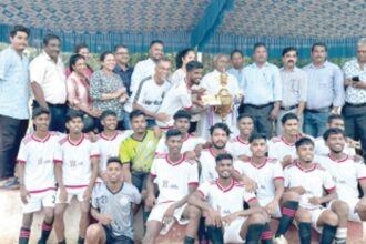 Sao Jose Areal lift Colva’s Super Soccer Trophy