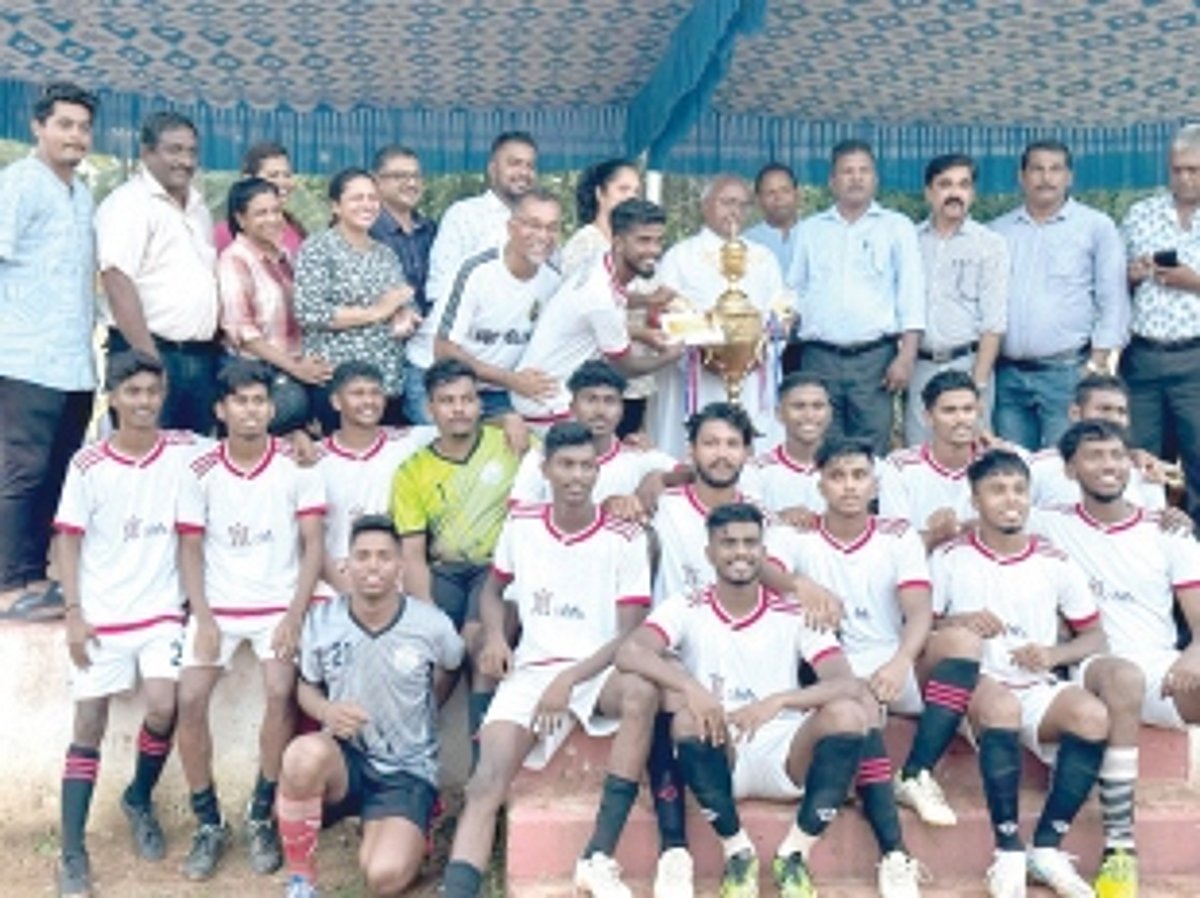 Sao Jose Areal lift Colva’s Super Soccer Trophy