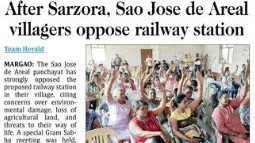São José de Areal Villagers Oppose Railway Project and Coal Transportation