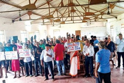 Sao Jose de Areal Villagers Protest FIRs, Gram Sabha Opposes Urbanisation and Seeks Carrying Capacity Study
