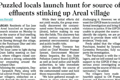 São José de Areal demands urgent fix for waste, water and traffic problems