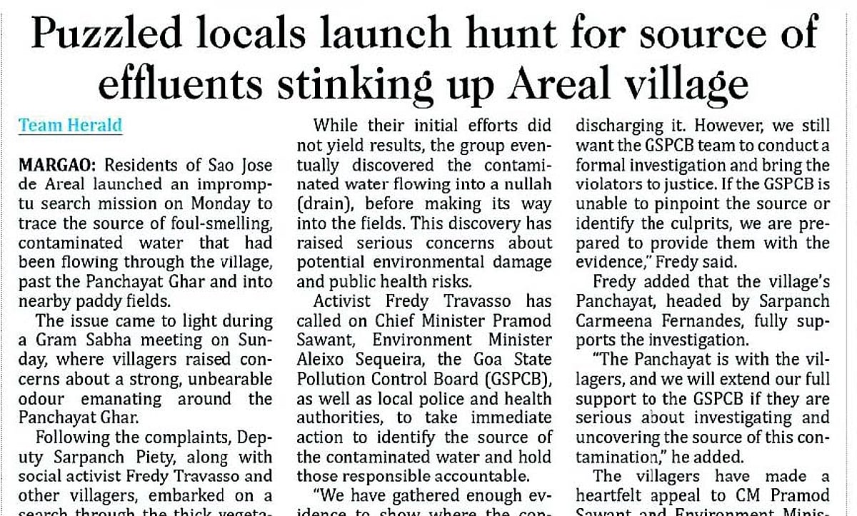 São José de Areal demands urgent fix for waste, water and traffic problems