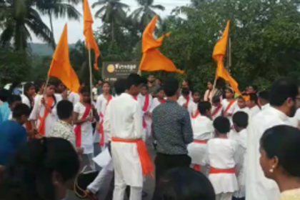 Saraswati Visarjan Dindi: Shree Bhagwati High School Students and Teachers Lead the Way