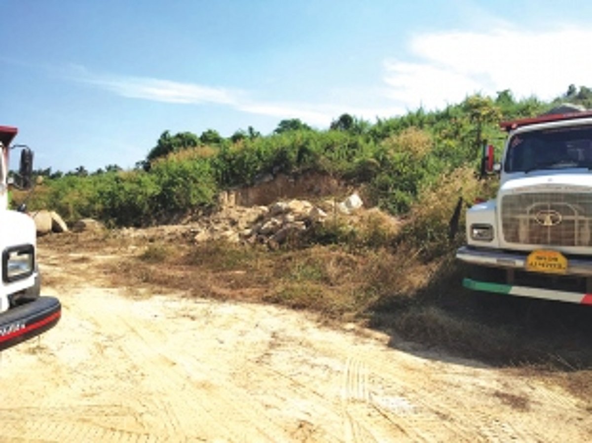 Sarpanch, panchas halt hill-cutting work at Sao Jose de Areal, file complaint with TCP Dept