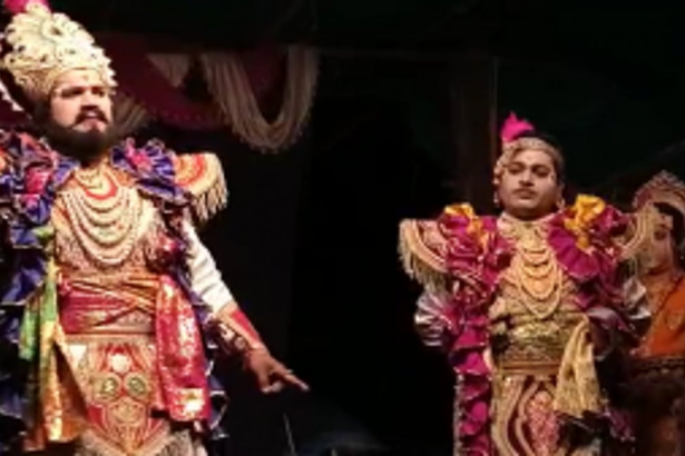 Sattari witnesses the enchanting drama of Kalo Dashavatar