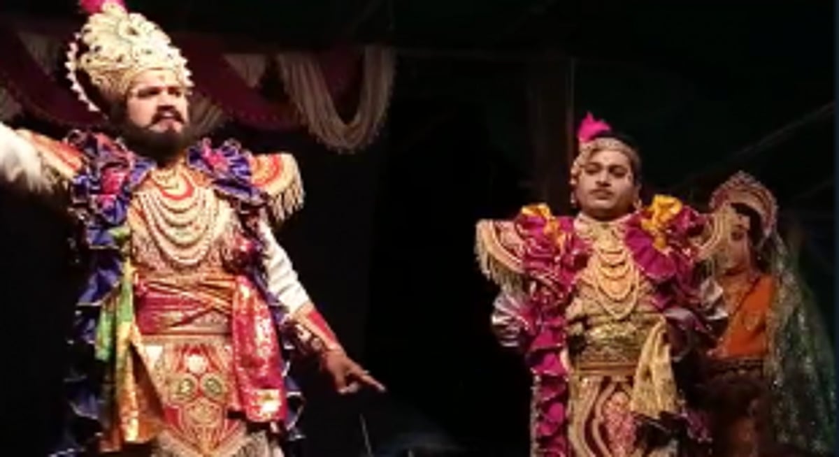 Sattari witnesses the enchanting drama of Kalo Dashavatar