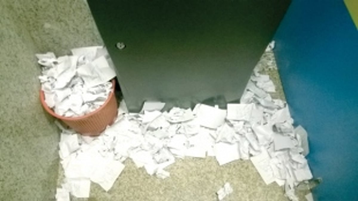 Save paper: Do something big in a small way!