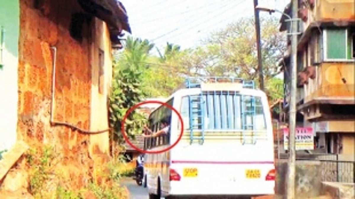 School bus flouting safety rules, puts lives of students at risk