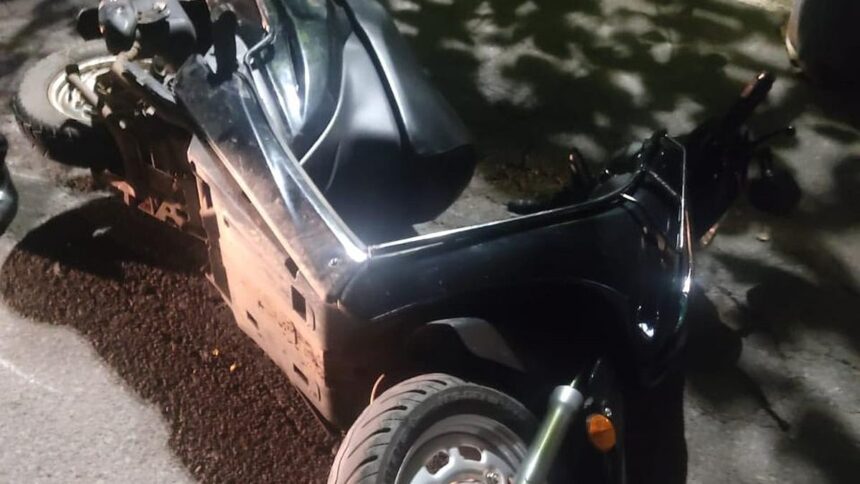 Scooter Rider Injured in Hit-and-Run Near Chandor Club, Car Flees Scene 1 Scooter Rider Injured in Hit-and-Run Near Chandor Club, Car Flees Scene