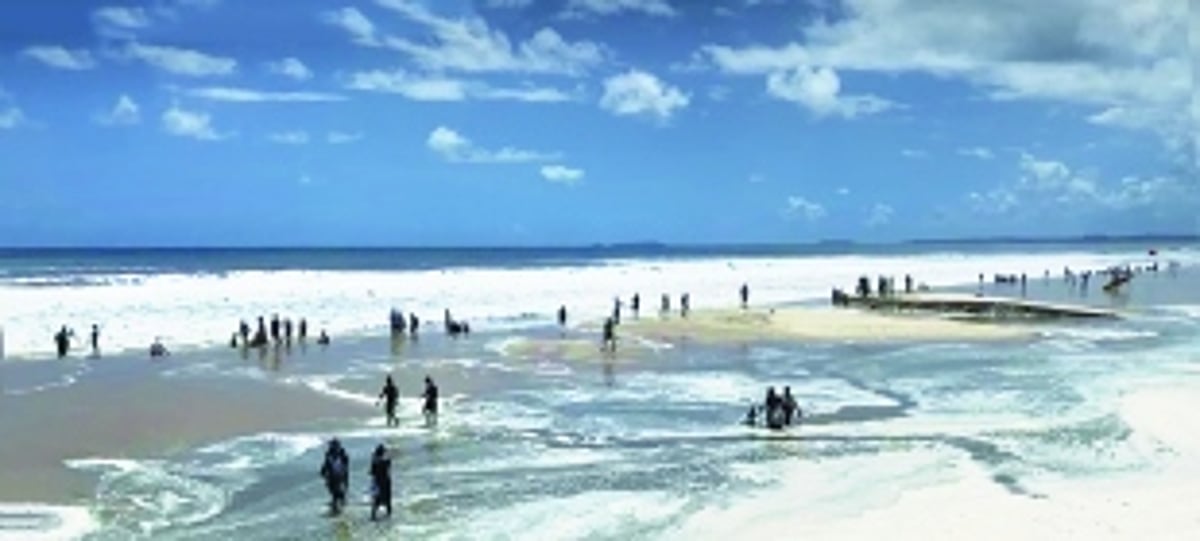 Sea level surge causes sand erosion, leaves  beaches on Salcete coastline inundated