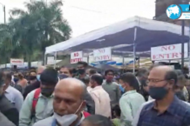 Sea of supporters join hands with protestor to Save Old Goa