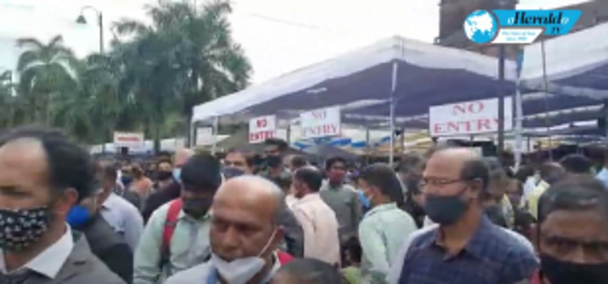 Sea of supporters join hands with protestor to Save Old Goa