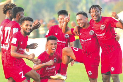 Sebastian Gutiérrez’s Hat-Trick Powers Churchill Brothers to 6-1 Victory Over Shillong Lajong