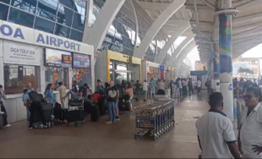 Security Alert at Goa Dabolim Airport: Passengers Apprehended Following Bomb Scare on Flight 1 Security Alert at Goa Dabolim Airport: Passengers Apprehended Following Bomb Scare on Flight