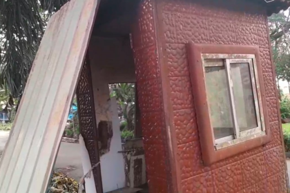 Security Booth at Kala Akademy in Disrepair, Raises Concerns Over Poor Maintenance