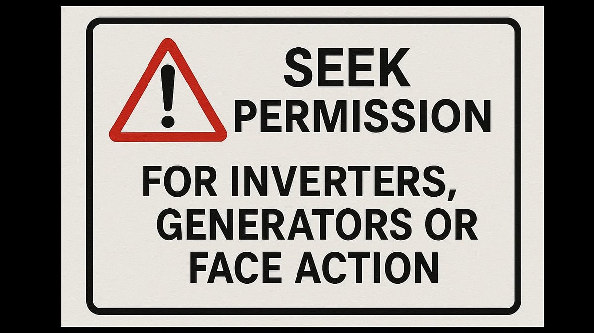 Seek Permission for Inverters, Generators or Face Action: Power Minister Sudin Dhavalikar