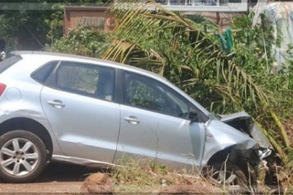 Senior Citizen Falls Ill, Crashes Into Coconut Tree in Guirim