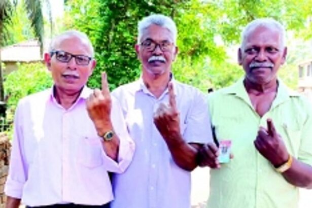Senior citizens defy age, aches and pains;  turn up to make their vote count