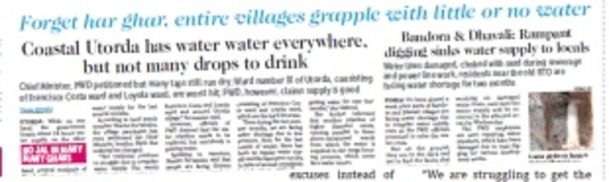 Senior citizens of Utorda have to fill water at 3 am 1 Senior citizens of Utorda have to fill water at 3 am