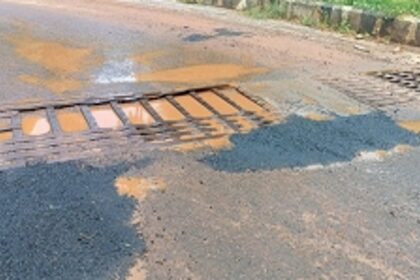 Seraulim Underpass in bad state