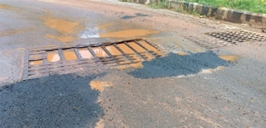 Seraulim Underpass in bad state