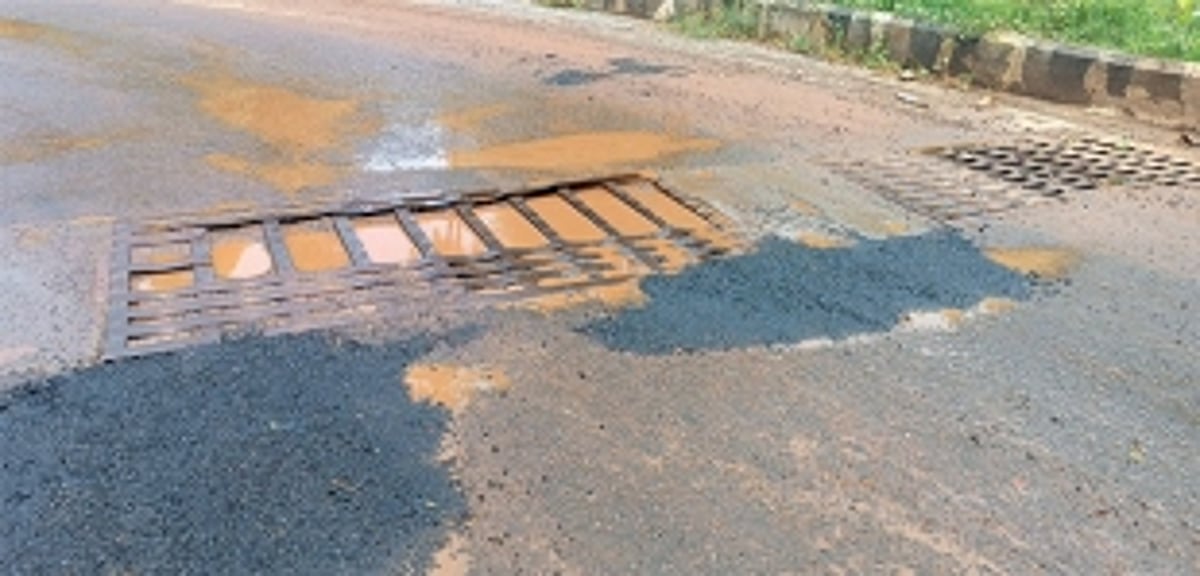 Seraulim Underpass in bad state