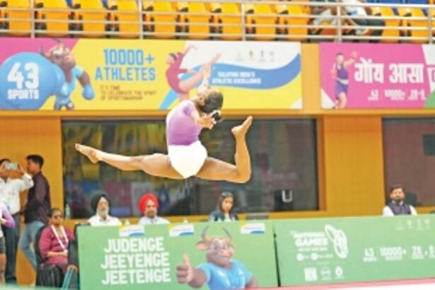 Services, West Bengal gymnasts  grab gold medals in team events