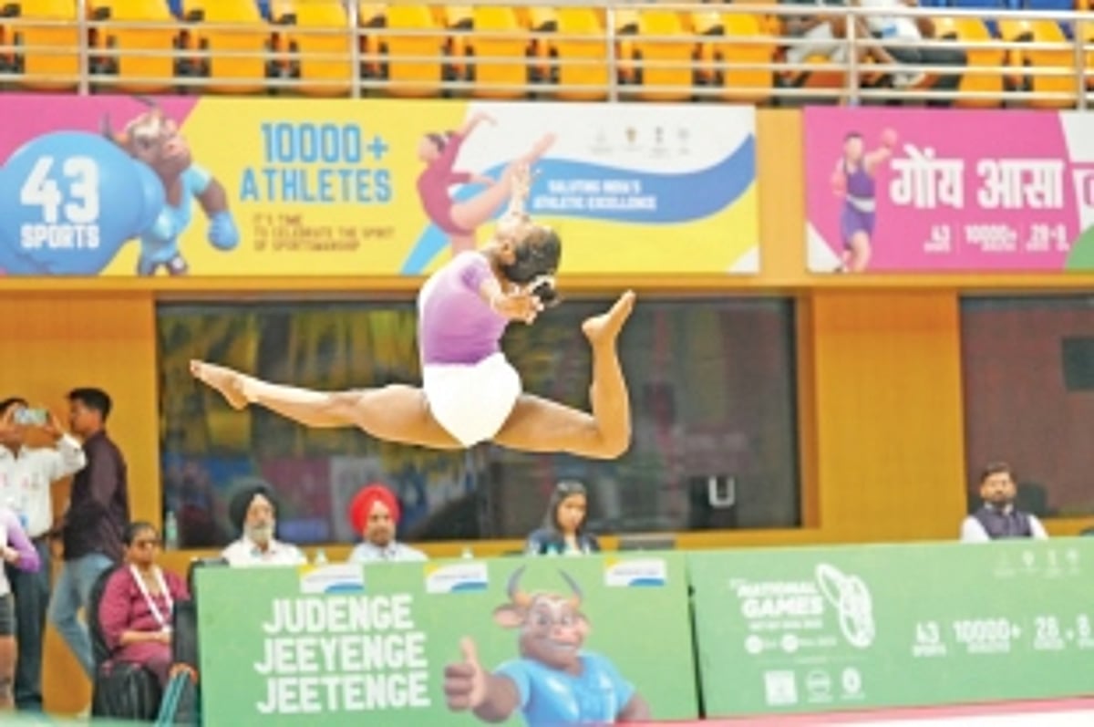 Services, West Bengal gymnasts  grab gold medals in team events