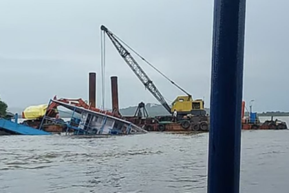 Seven Days On, Chorao Ferry Remains Submerged as Salvage Efforts Stall