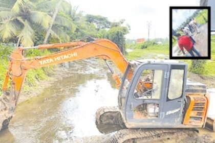 Sewage, butchery waste blackens Verna fields, prompting official inspection