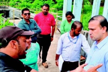 Sewage continues to sully Salpem Lake as various govt depts pass the buck