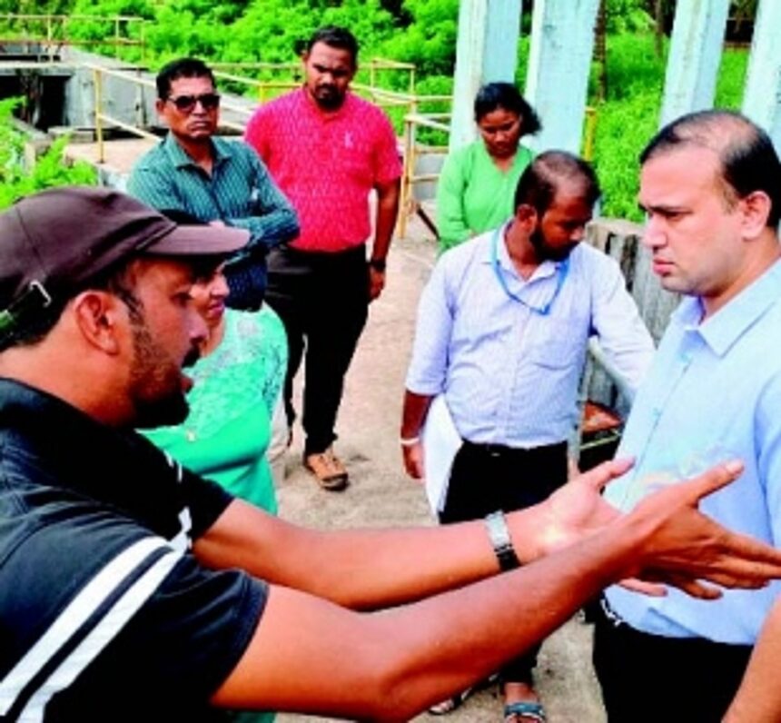 Sewage continues to sully Salpem Lake as various govt depts pass the buck