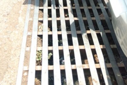 Sewage flows into stormwater drains at Kaziwada, Ponda