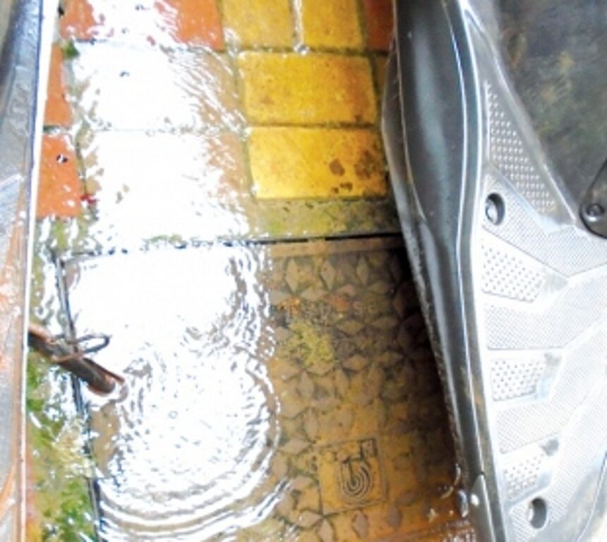 Sewage overflows at Ponda hospital 1 Sewage overflows at Ponda hospital