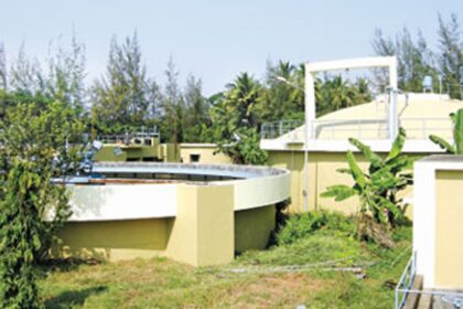 Sewage treatment plant at Sirvodem.
