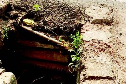 Sewage water flows into nullahs at Siolim