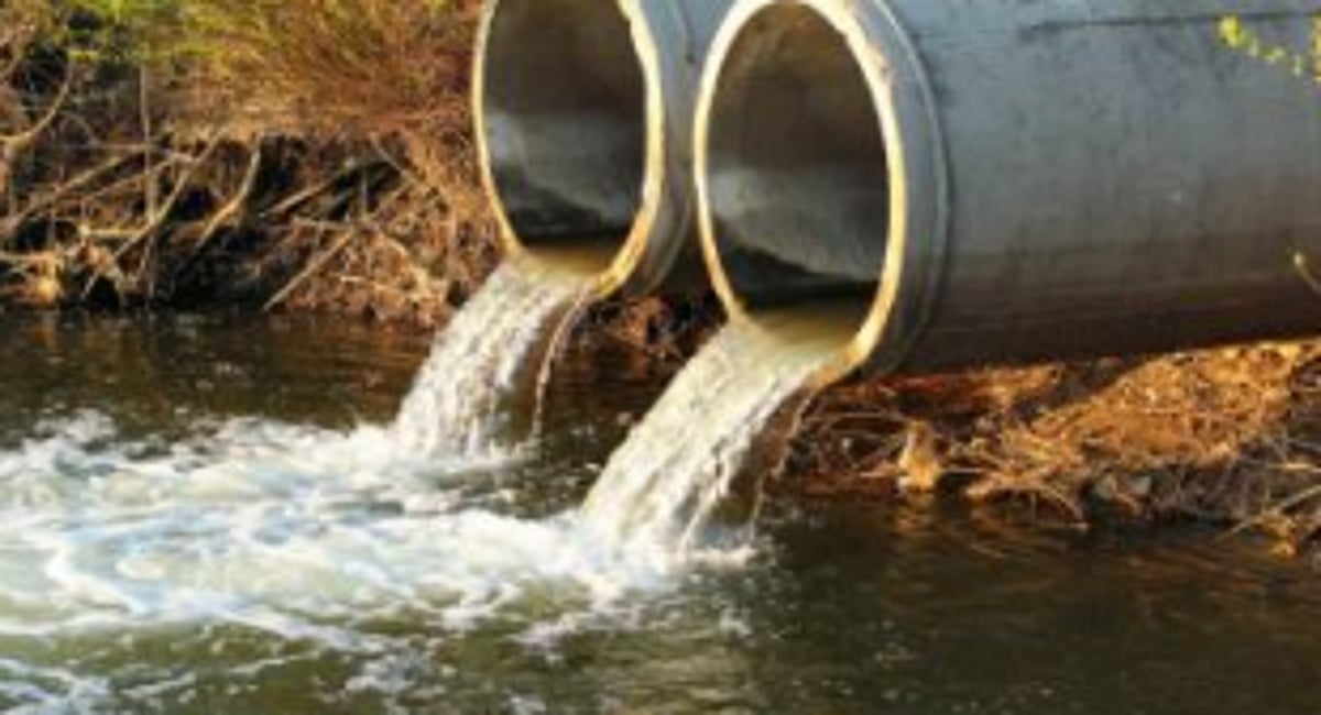 Sewage water flows on Karaswada road, say locals