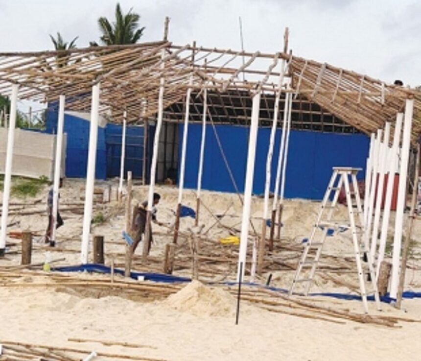Shacks in S Goa dismantled as season draws to an end 1 Shacks in S Goa dismantled as season draws to an end