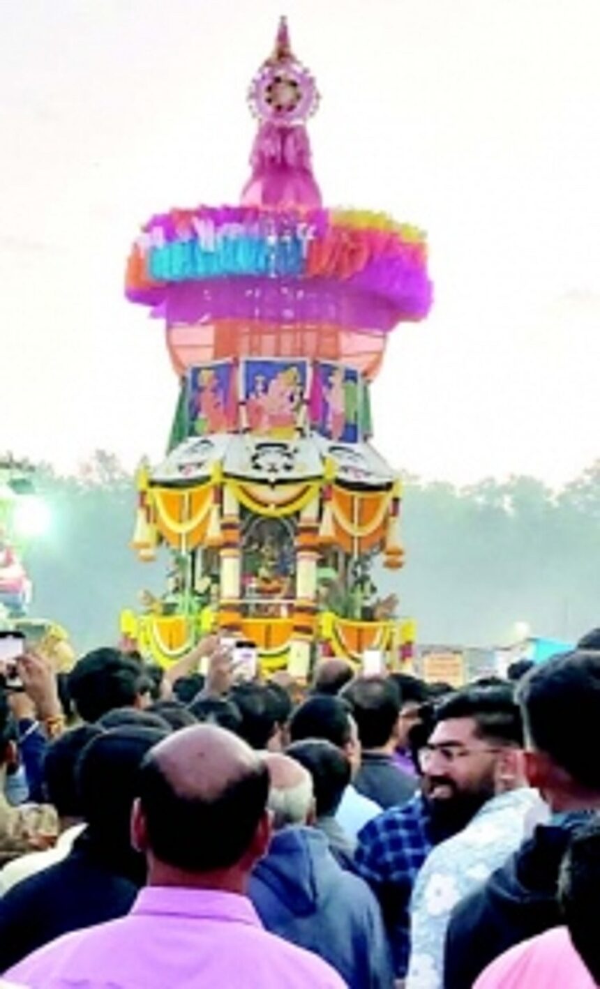 Shantadurga Kunkallikarin Zatra  ends with Maha Rath procession