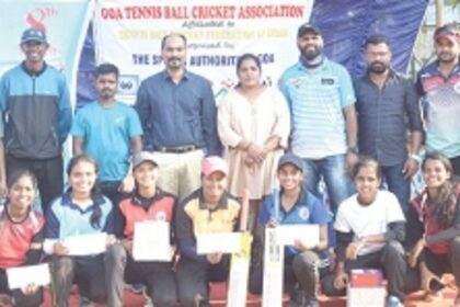 Sharada wins single wicket cricket