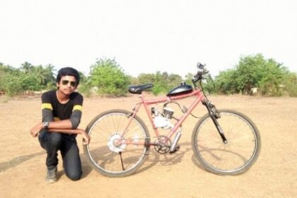 Sheer talent: Mapusa student converts cycle into 80cc bike with just Rs 8,000!